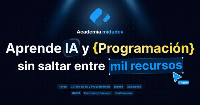 Portada de midu.dev